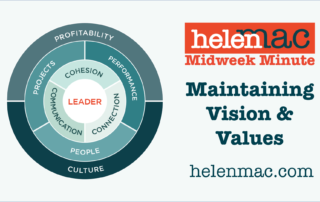 Maintaining Vision & Values